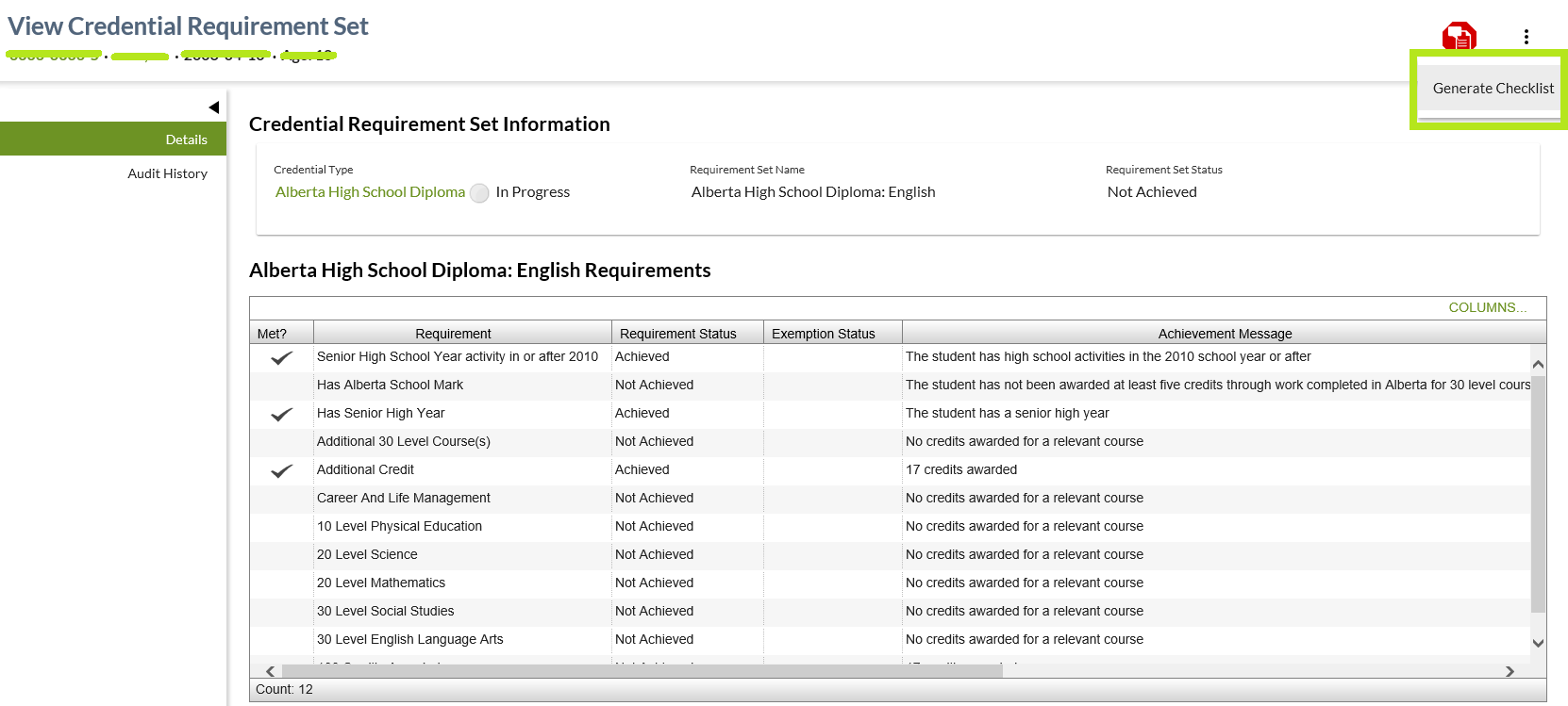 bpmcredchecklist-view-credential-requirement-set-generate-checklist-png-pasi-knowledge-base