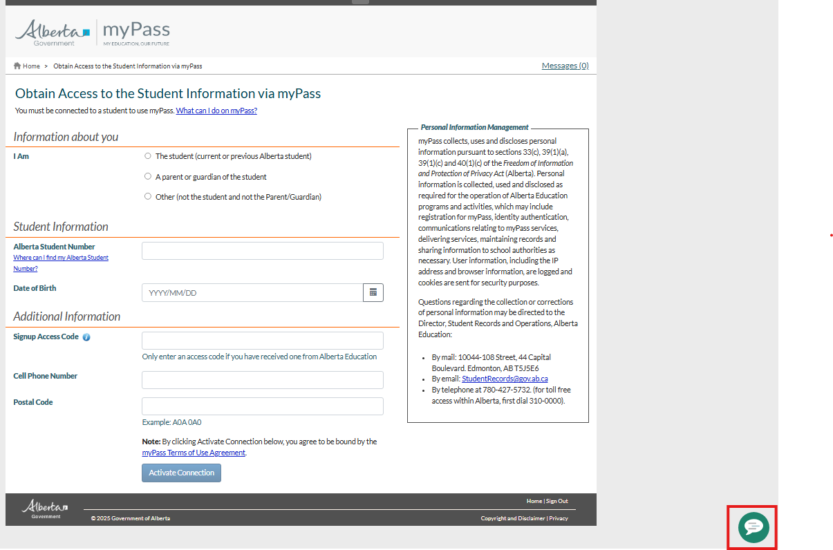 myPass Virtual Agent [PASI Knowledge Base]